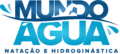 mundo água natação logo